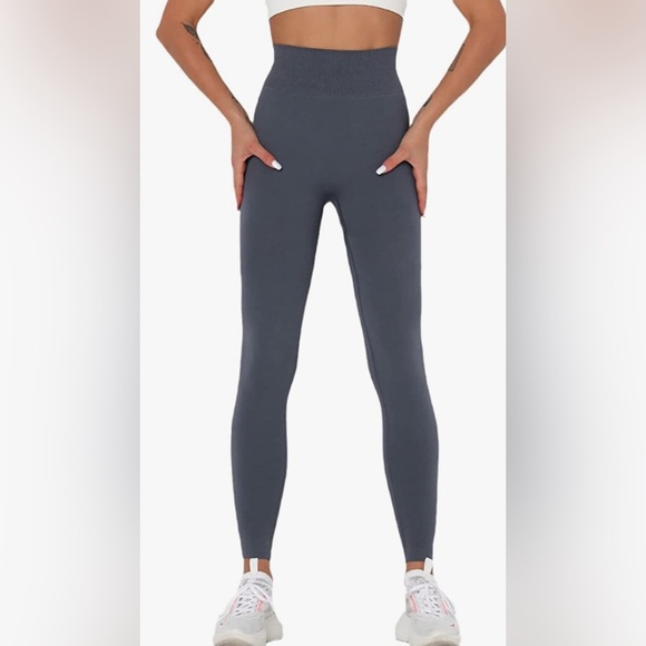 Pants - Vozobi TIK Tok Women's High Waist Yoga Pants Tummy Control Workout Leggings NWOT